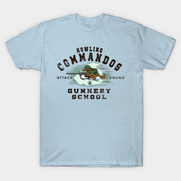 Howling Commandos Comic T-Shirt by poopsmoothie